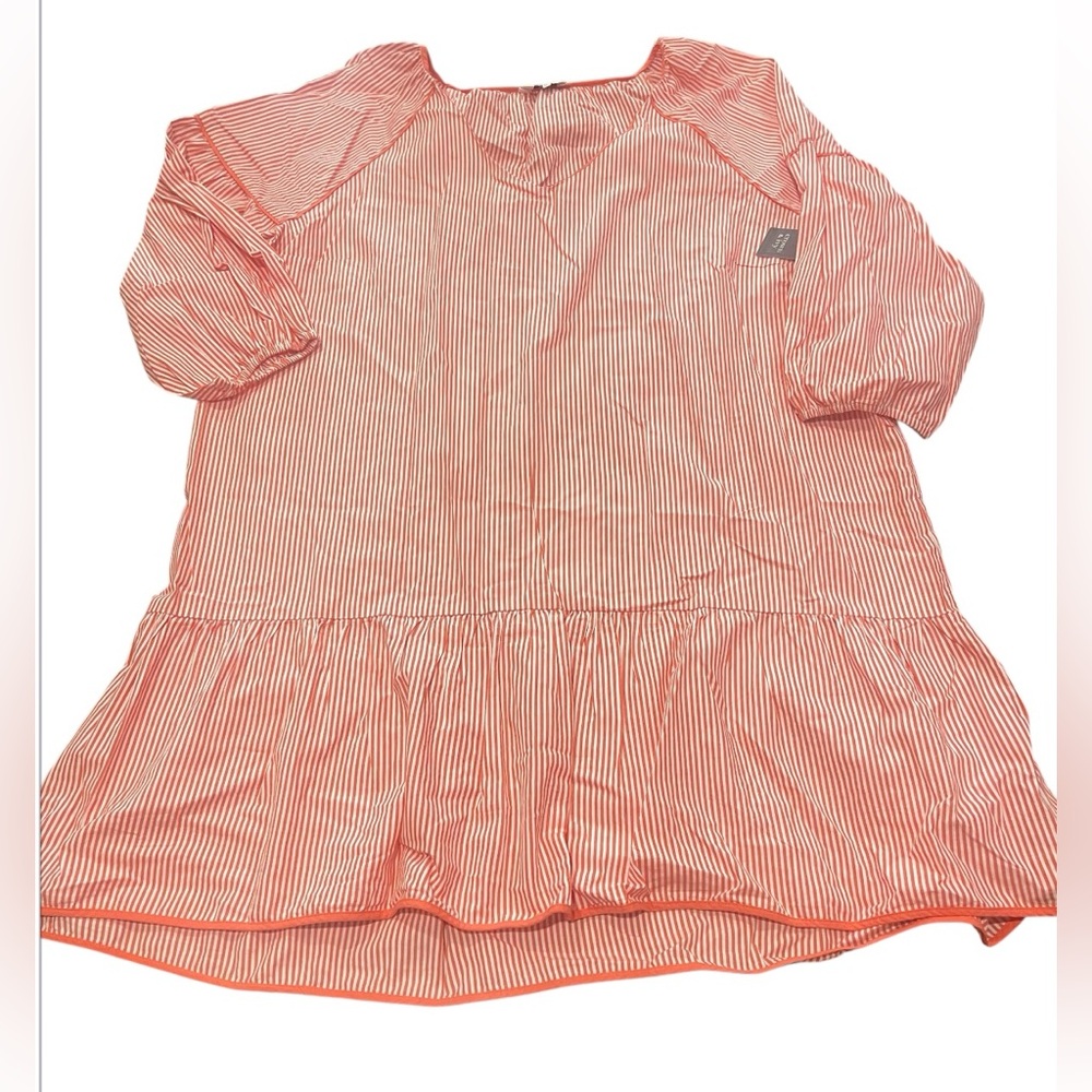 🧡Crown & ivy Gateway To Bali Women’s Casual Dress Orange Sz XXL NWT🧡